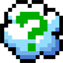 Retro Question Cloud icon